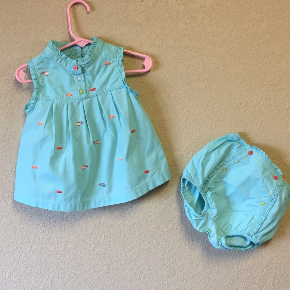 Janie and Jack Baby Dress & Bloomers